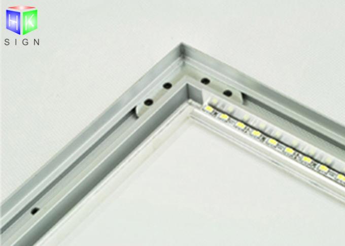 Il doppio ha parteggiato Lightbox per la struttura improvvisa, esposizione di pannello sottile acrilica della luce del LED