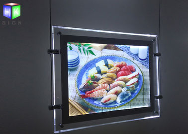 Porcellana Doppia pubblicità parteggiata magnetica della scatola leggera del LED per il bordo del menu 240 volt 50 hertz fornitore