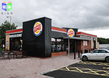 Porcellana Pavimento che sta i segni accesi all'aperto per la matrice per serigrafia Burger King di affari fornitore