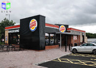Porcellana Pavimento che sta i segni accesi all&#039;aperto per la matrice per serigrafia Burger King di affari società