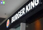 Pavimento che sta i segni accesi all'aperto per la matrice per serigrafia Burger King di affari fornitore